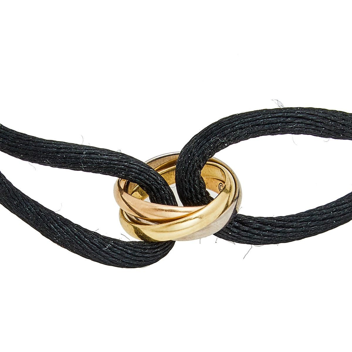 

Cartier Trinity de Cartier 18k Three Tone Gold Adjustable Cord Bracelet
