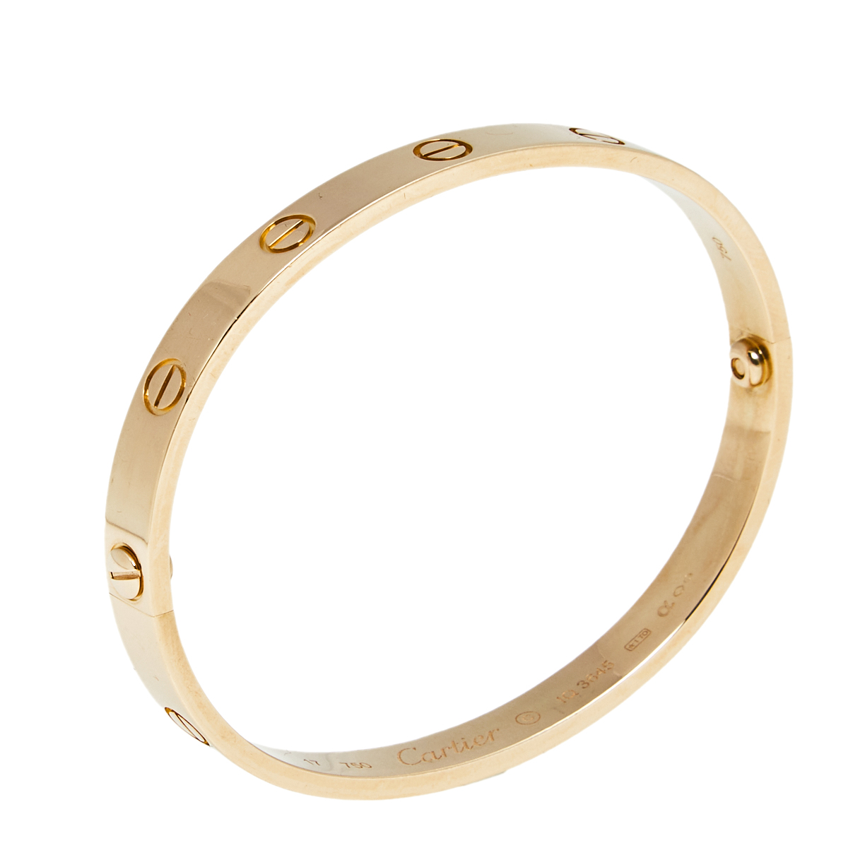 

Cartier Love 18k Rose Gold Bracelet 17