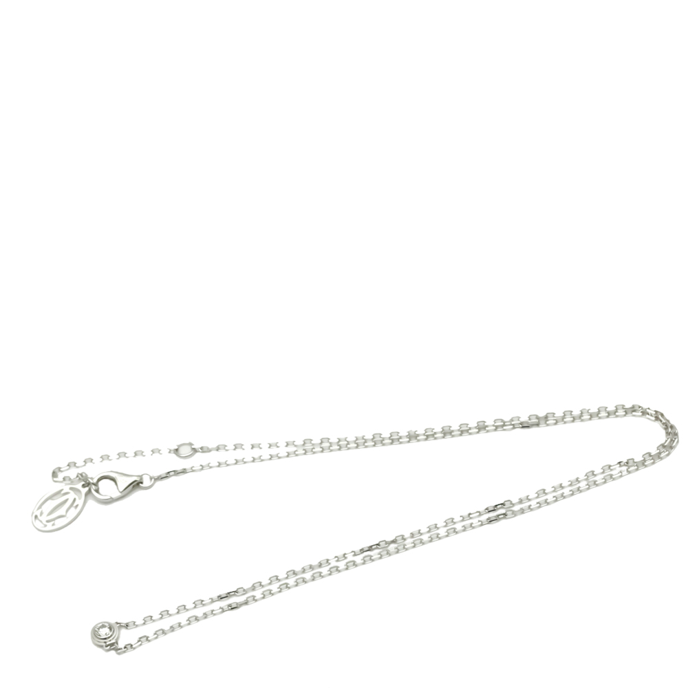 

Cartier Diamants Legers De Cartier 18K White Gold Diamond Necklace