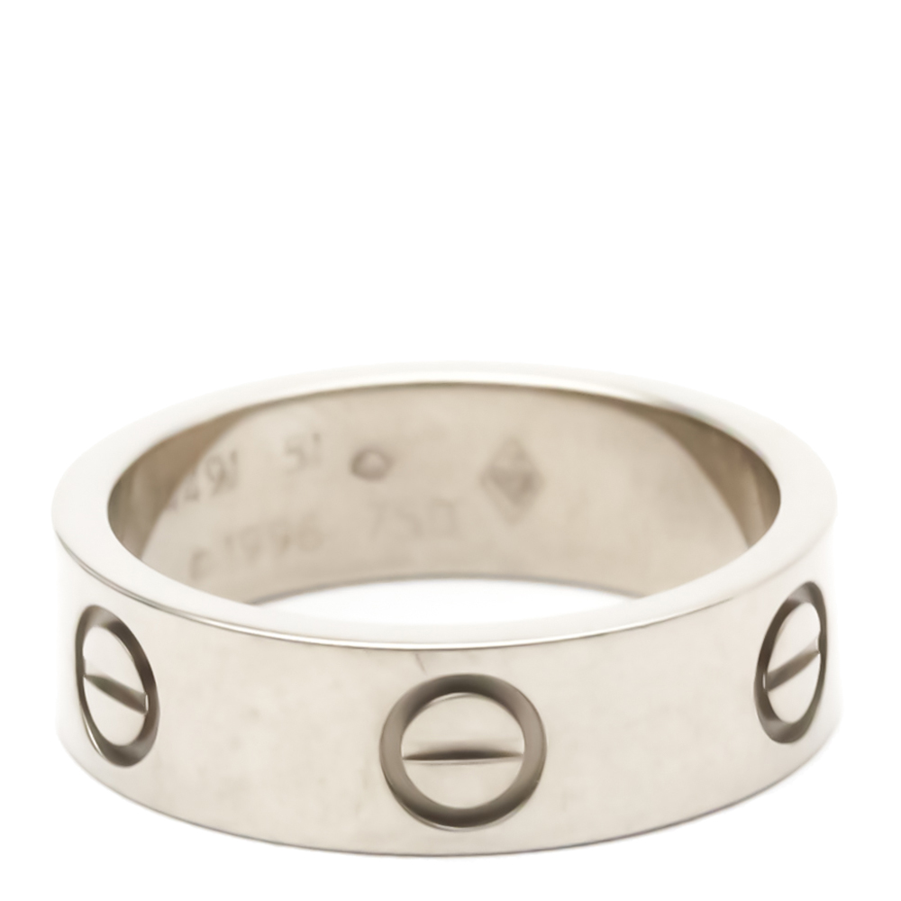 

Cartier Love 18K White Gold Ring EU