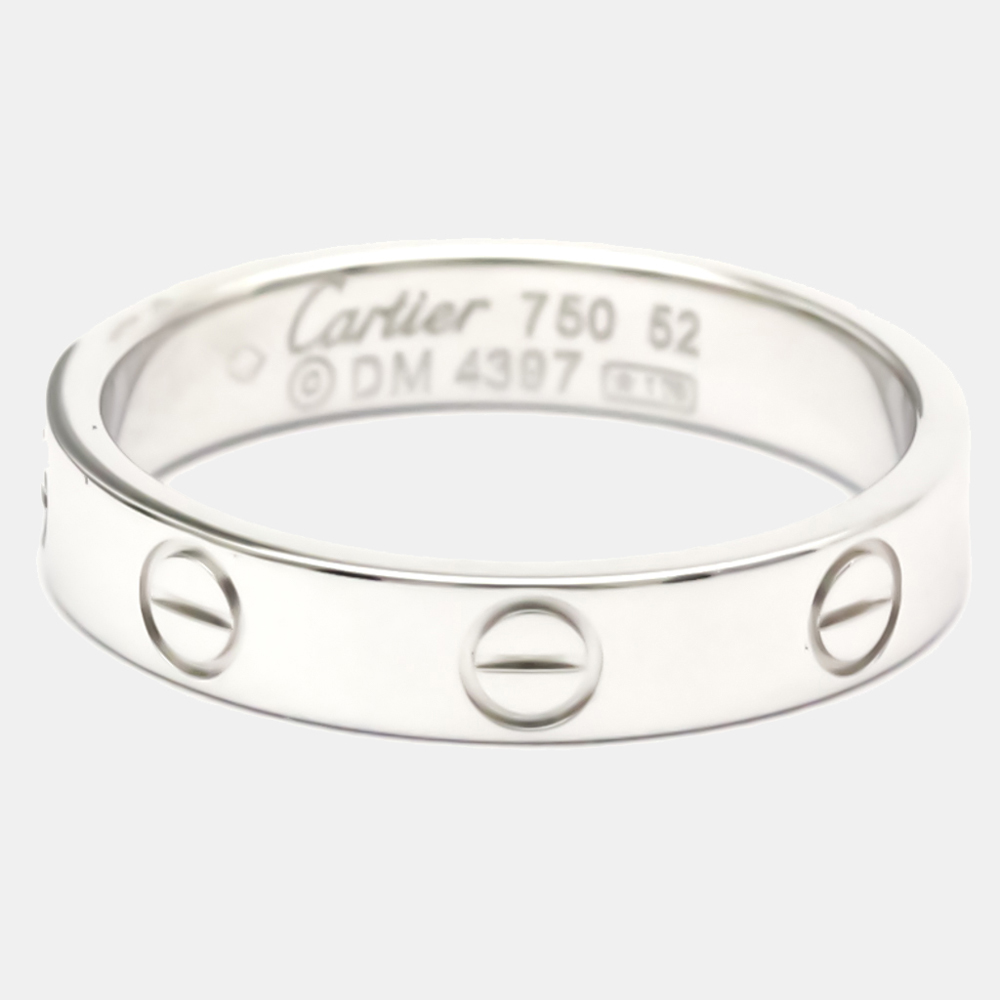 

Cartier Love 18K White Gold Ring EU