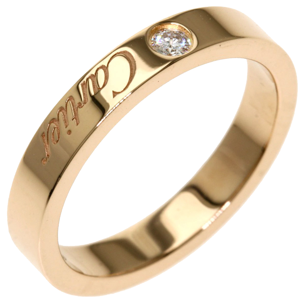

Cartier C De Cartier Wedding 18K Rose Gold Diamond Ring EU