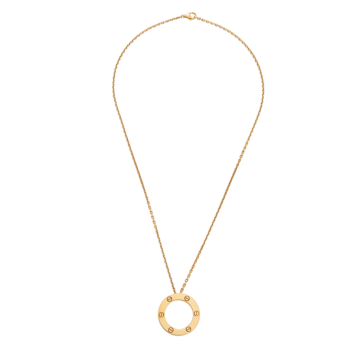 

Cartier Love 18k Yellow Gold Pendant Necklace