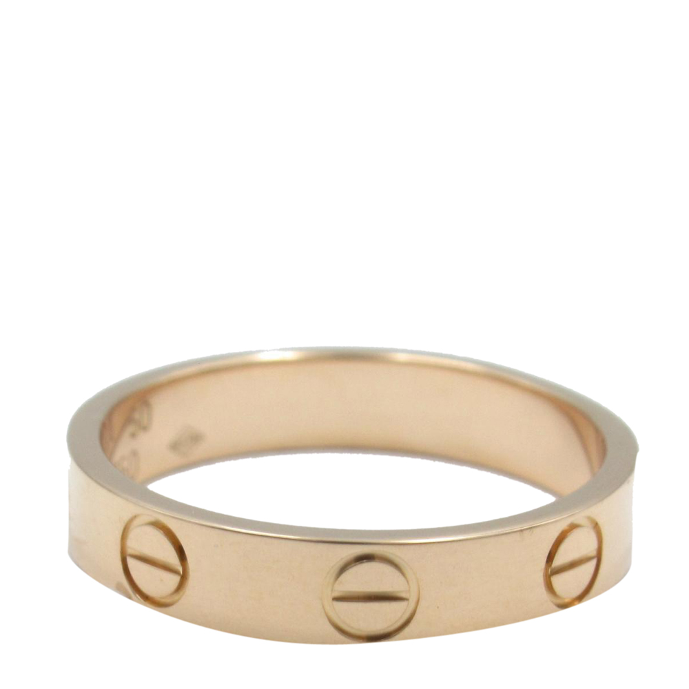 

Cartier Love 18K Rose Gold Ring EU 50