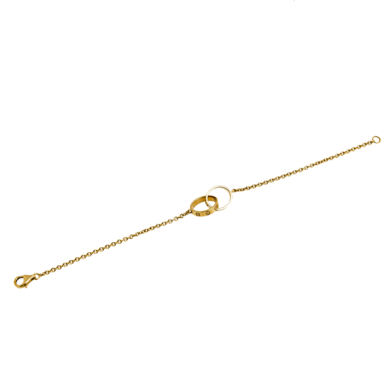 

Cartier Love Interlocking Loops 18k Yellow Gold Link Bracelet