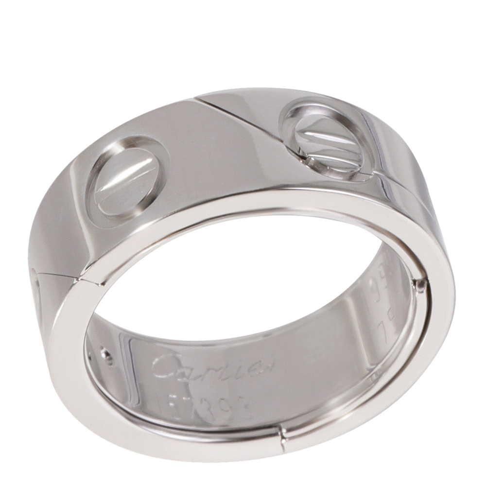 

Cartier Astro Love 18K White Gold Ring EU 50