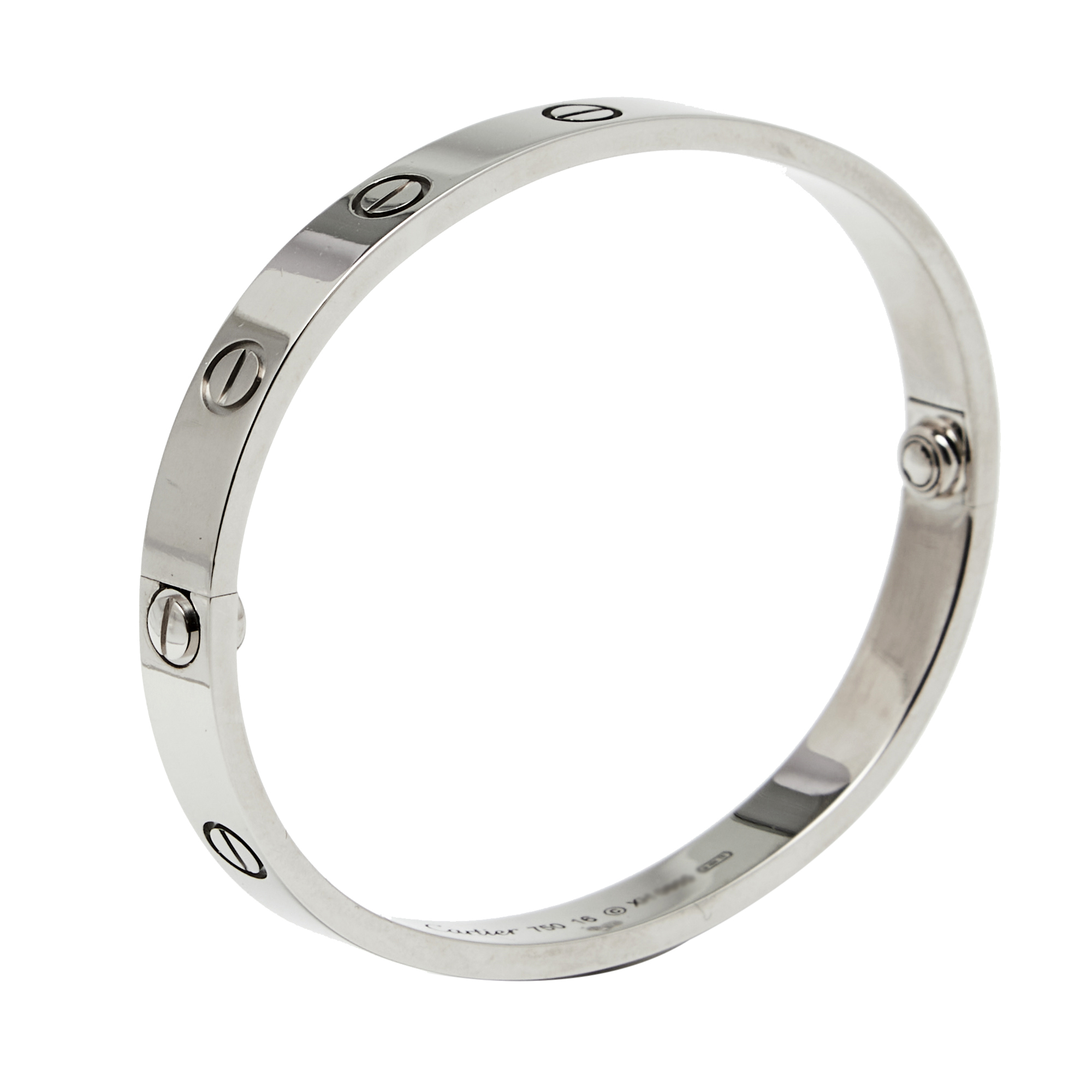 

Cartier Love 18k White Gold Bracelet 16