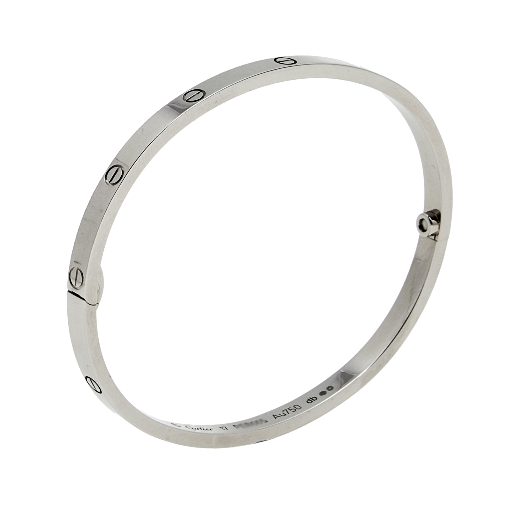 

Cartier Love 18k White Gold Small Model Bracelet 17
