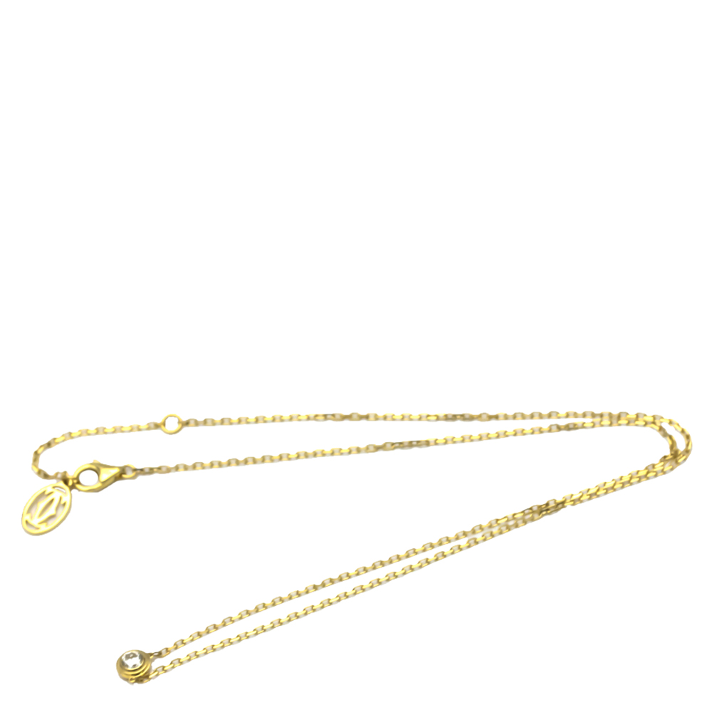 

Cartier Diamants Légers 18K Yellow Gold Diamond Necklace
