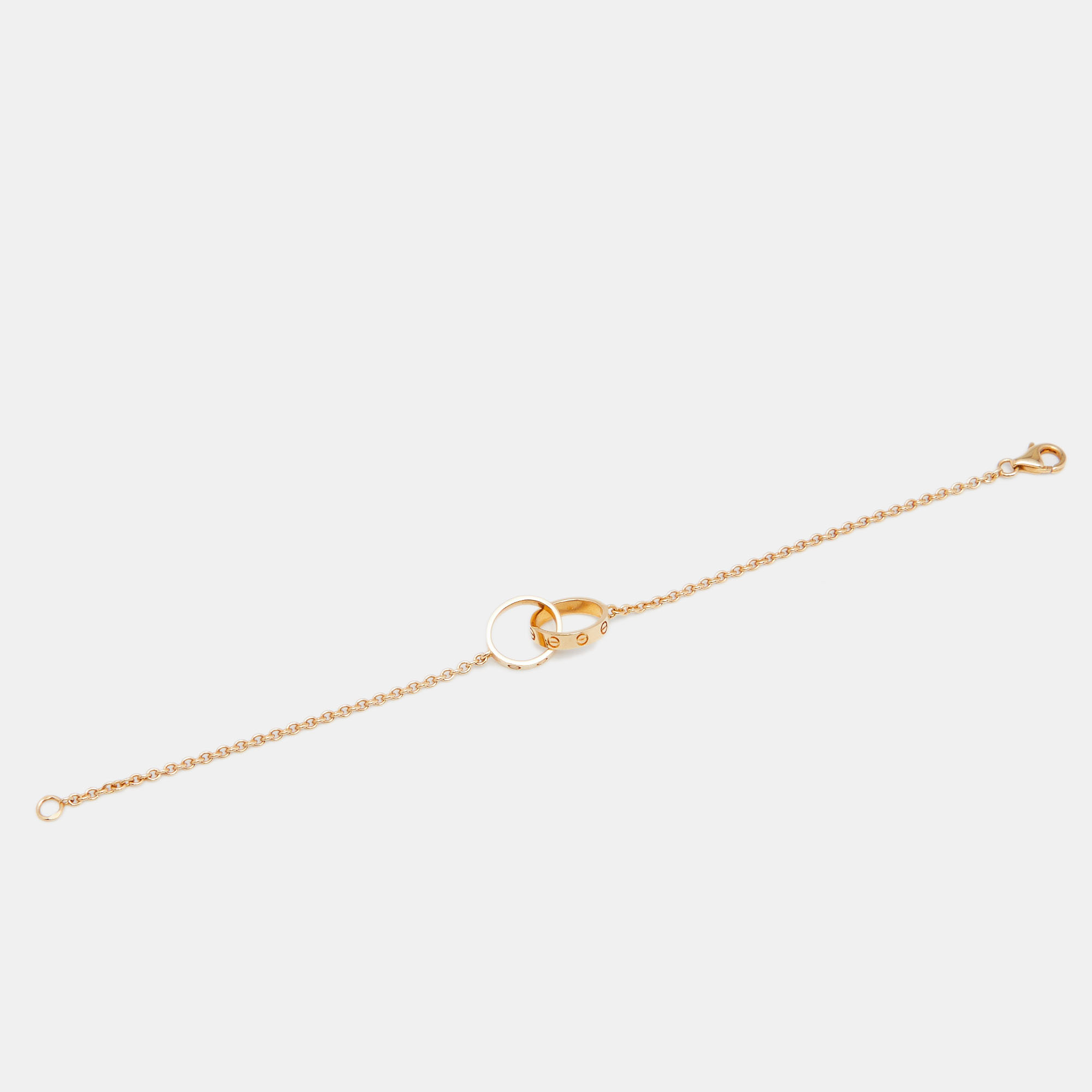 

Cartier Love Interlocking Loops 18k Yellow Gold Link Bracelet