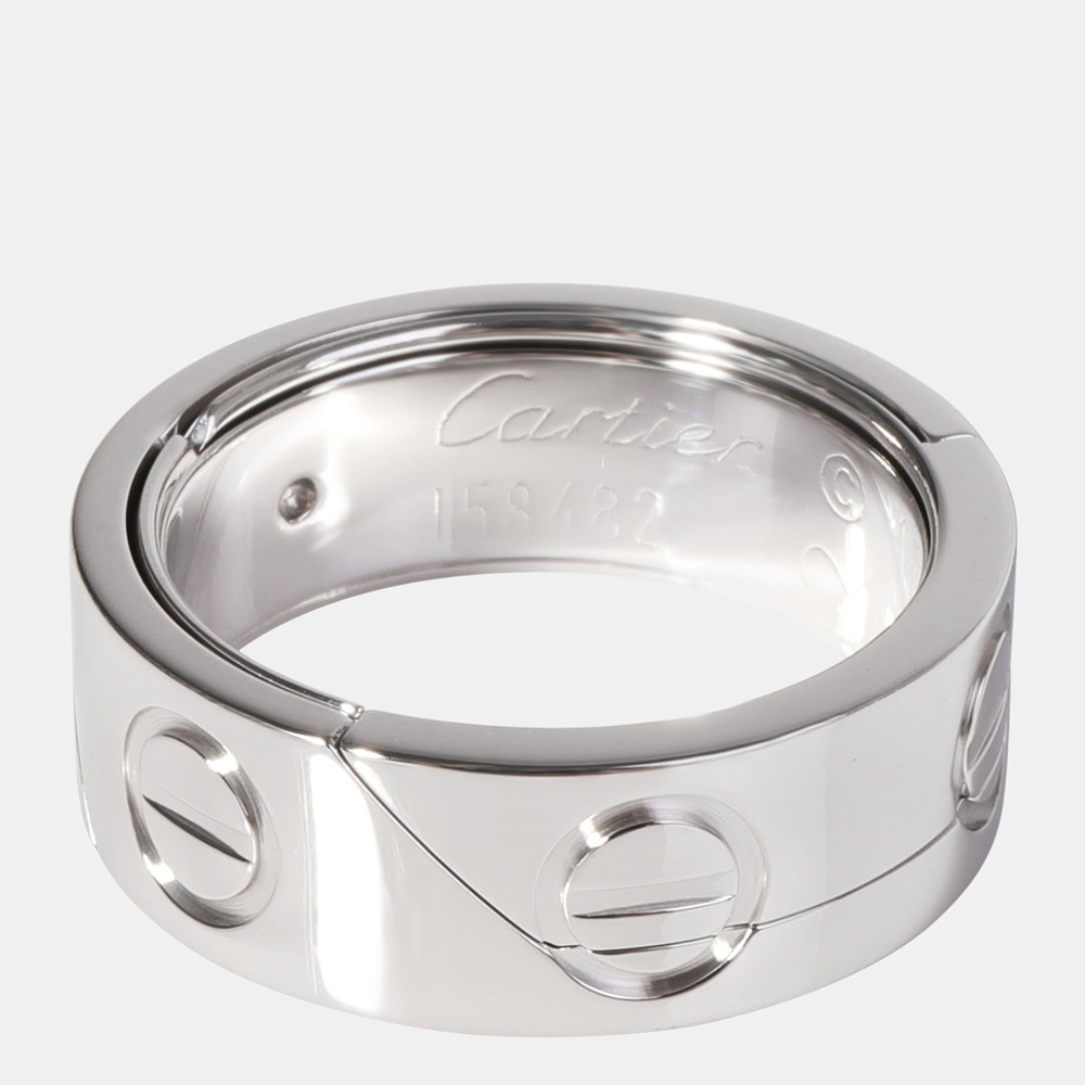 

Cartier Astro Love 18K White Gold Ring EU 51