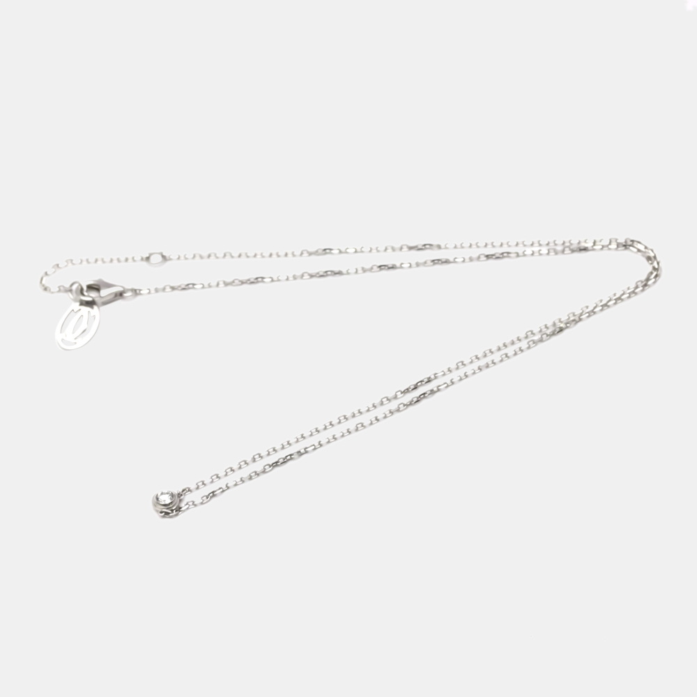 

Cartier Diamants Légers 18K White Gold Diamond Necklace