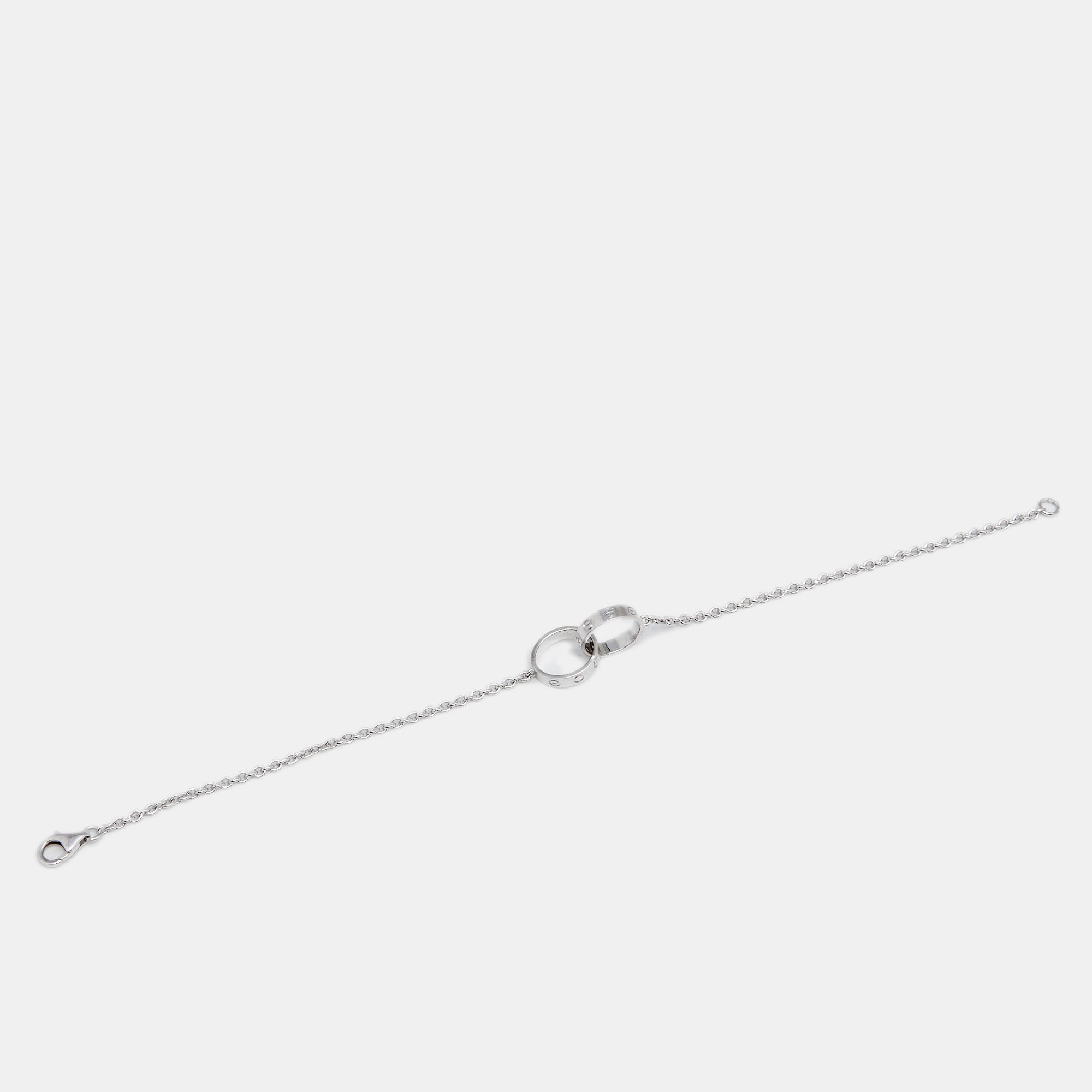 

Cartier Love Interlocking 18K White Gold Bracelet