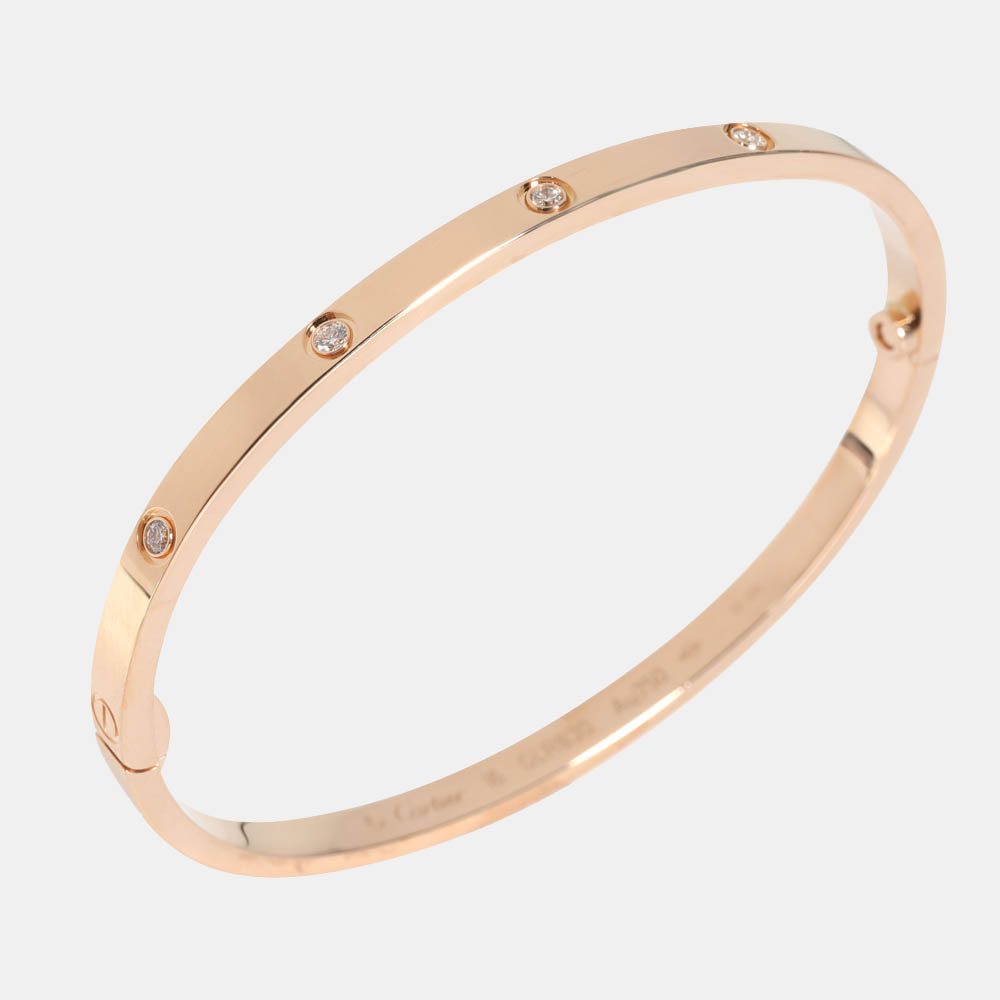 

Cartier Love 18K Rose Gold Diamond Bracelet 16