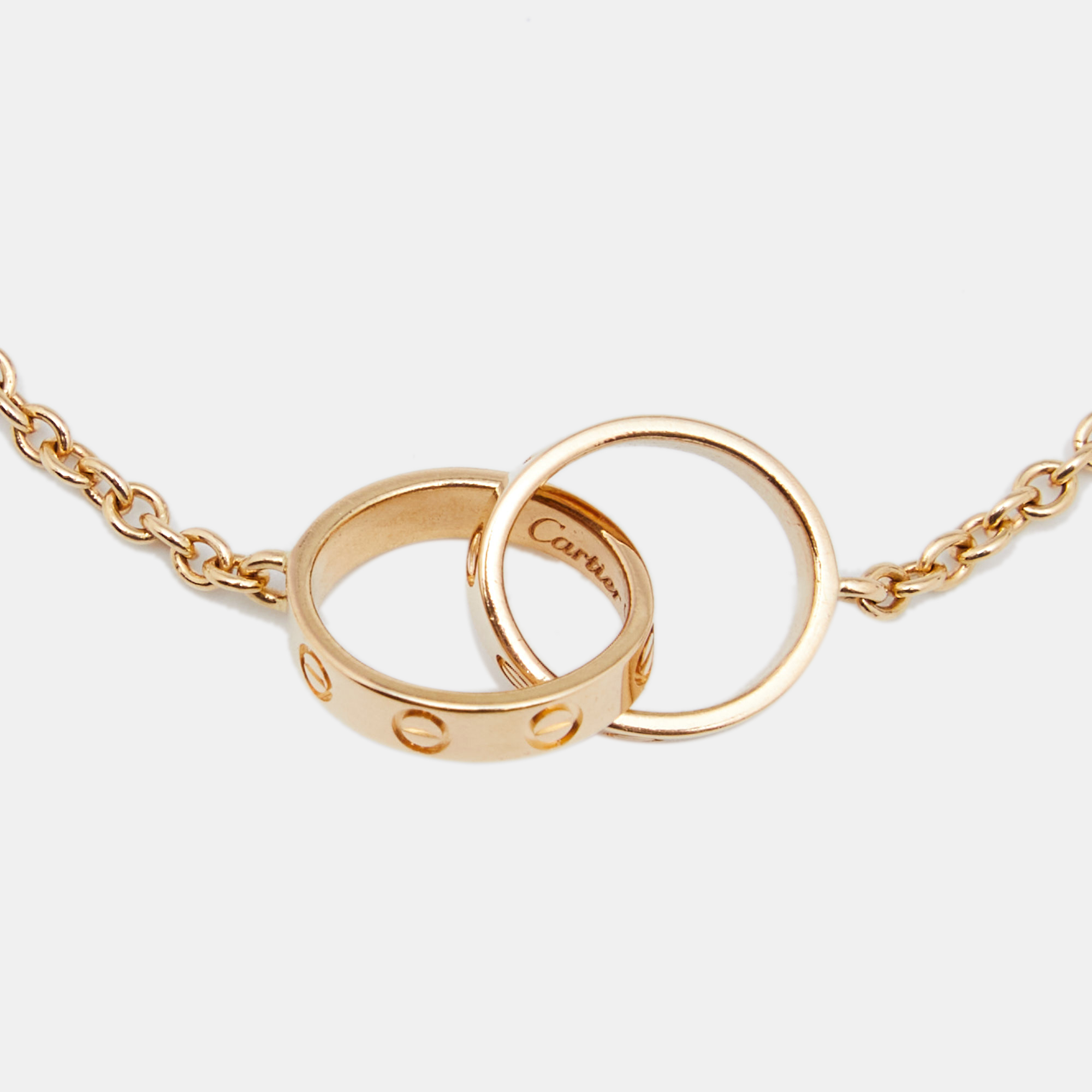 

Cartier Love Interlocking Loops 18k Yellow Gold Link Bracelet