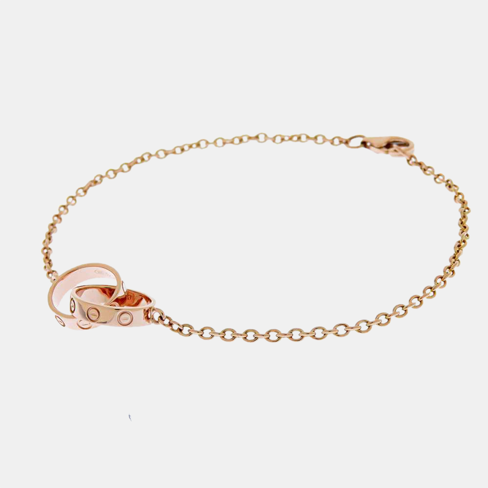 

Cartier Love 18K Rose Gold Bracelet 18.5
