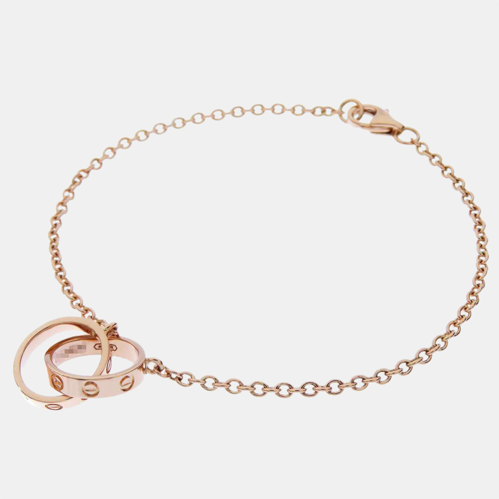 

Cartier Love 18K Rose Gold Bracelet 17.5