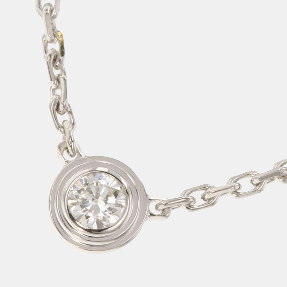 

Cartier Diamants Légers  18K White Gold Diamond Necklace