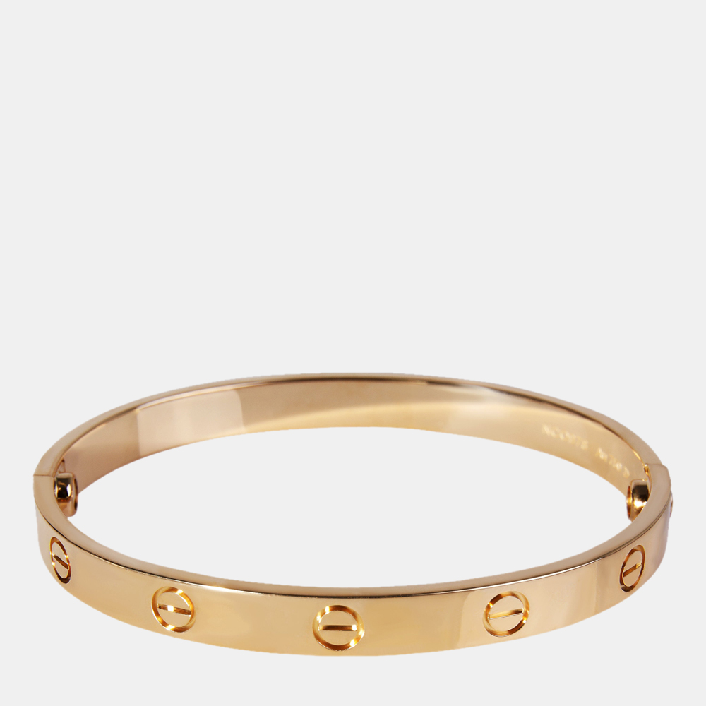 

Cartier Love 18K Yellow Gold Bracelet 16