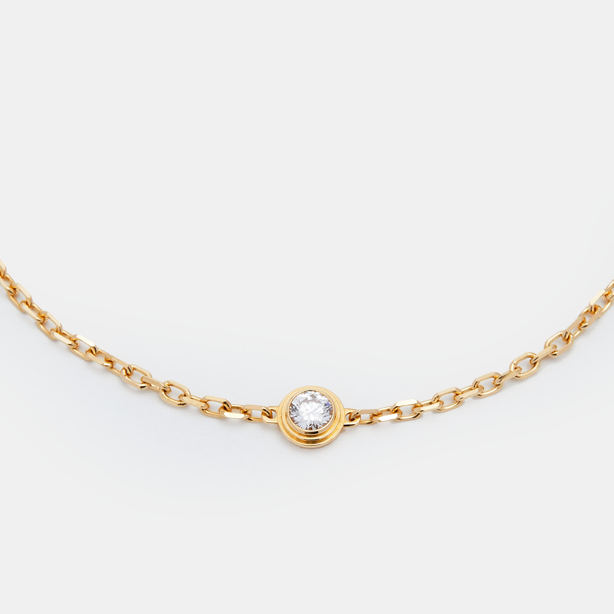 

Cartier d'Amour Diamond 18K Yellow Gold Small Model Bracelet