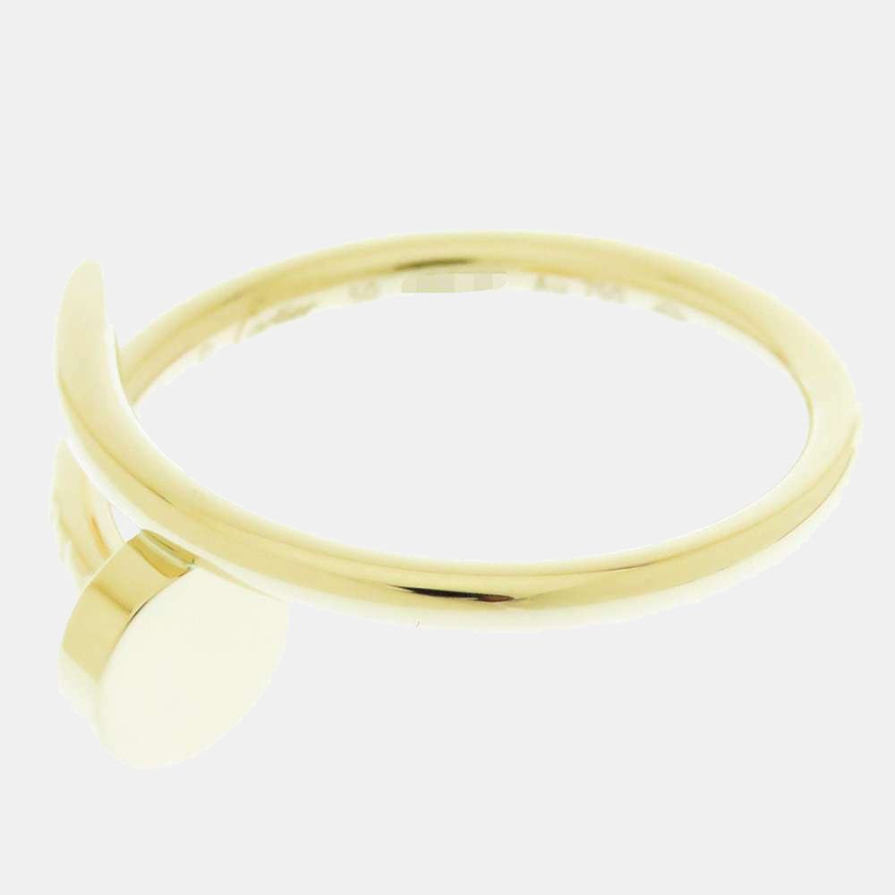 

Cartier Juste Un Clou Small 18K Yellow Gold Ring EU 50