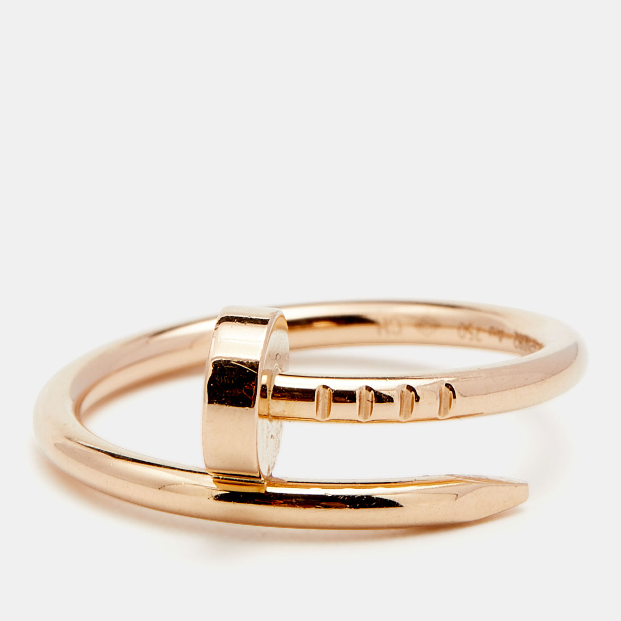 

Cartier Juste Un Clou 18k Rose Gold Small Band Ring Size