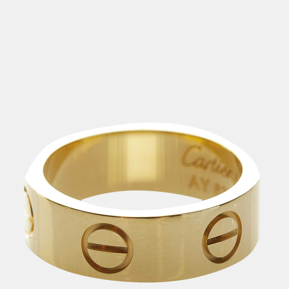 

LOVE Ring in Yellow Gold Ring Size
