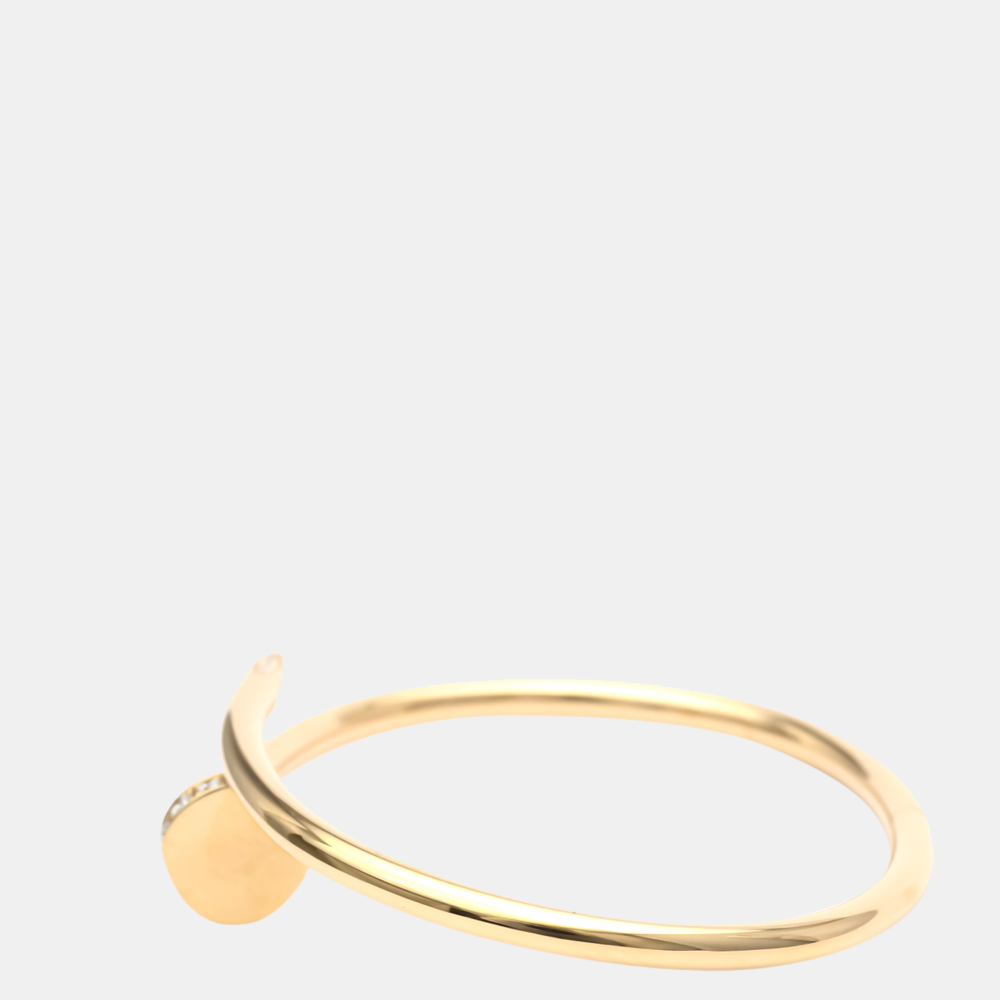 

Cartier Juste Un Clou 18K Rose Gold Diamond Bracelet 17