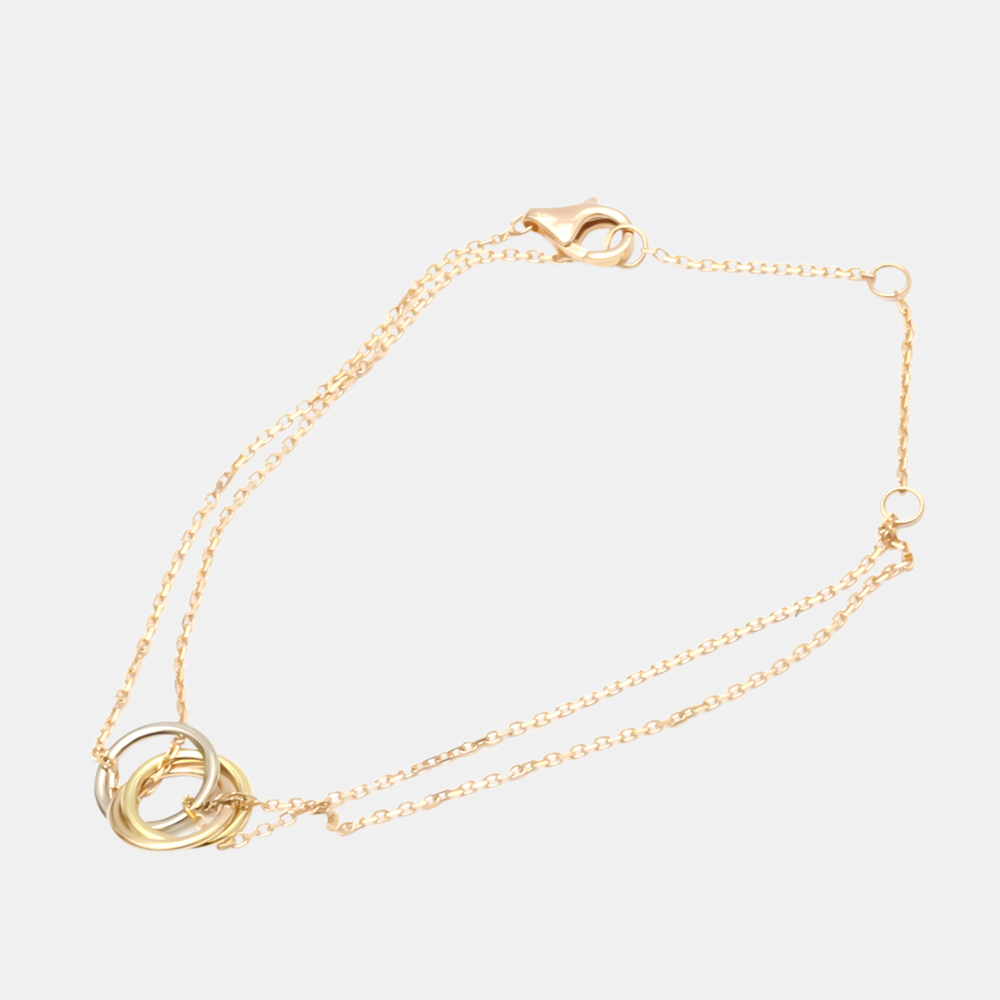 

Cartier Trinity 18K Yellow Rose and White Gold Bracelet 6