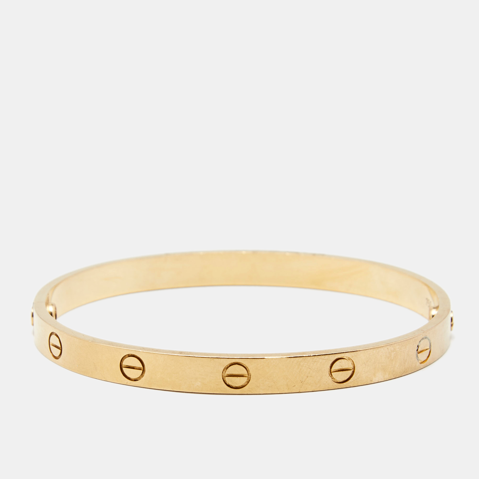 

Cartier Love 18k Yellow Gold Bracelet 19