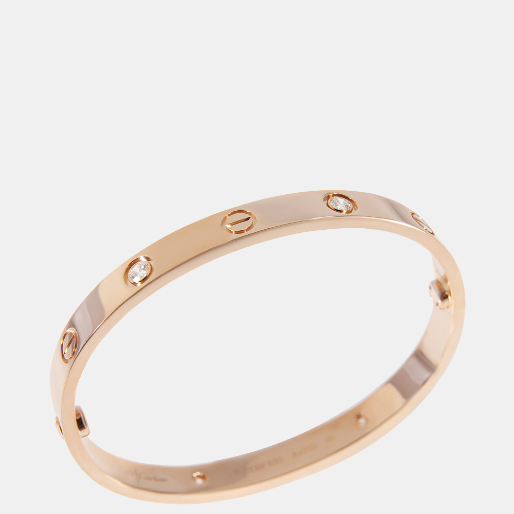 

Cartier Love 18K Rose Gold Diamond Bracelet 16