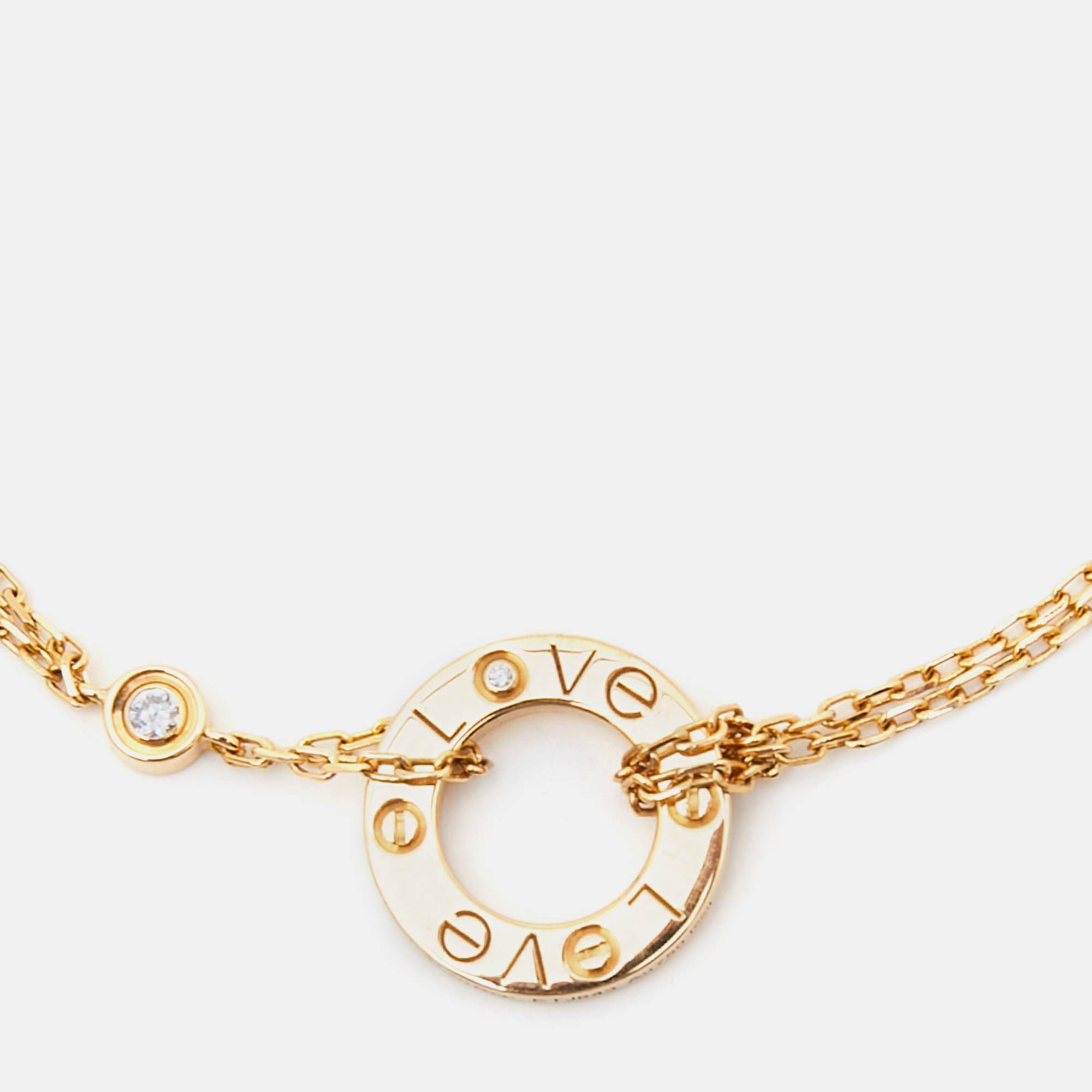 

Cartier Love Diamond 18k Yellow Gold Bracelet