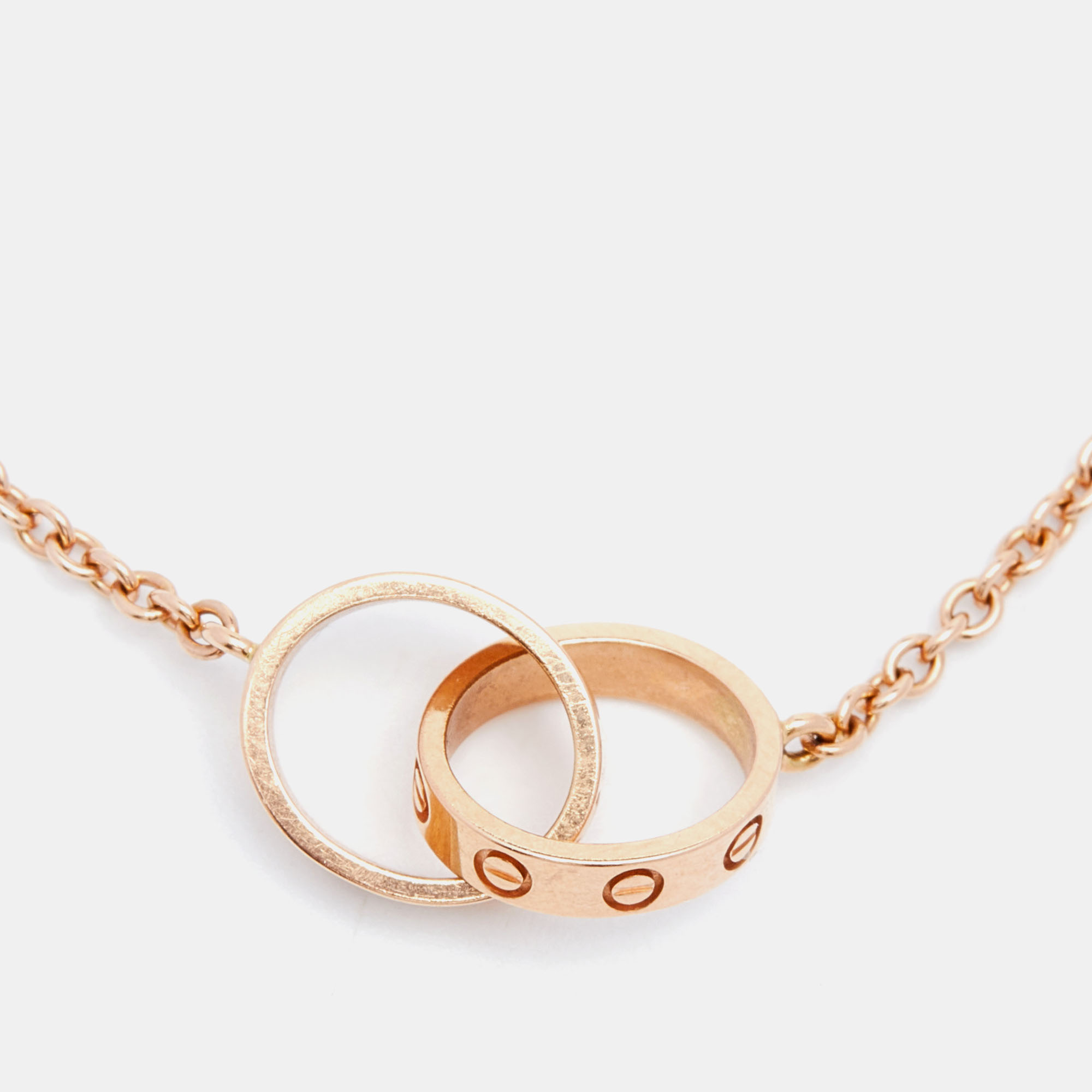 

Cartier Love Interlocking Loops 18k Rose Gold Bracelet