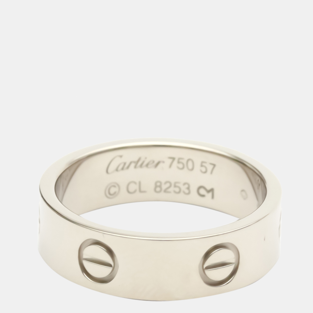 

Cartier Love 18K White Gold Ring EU