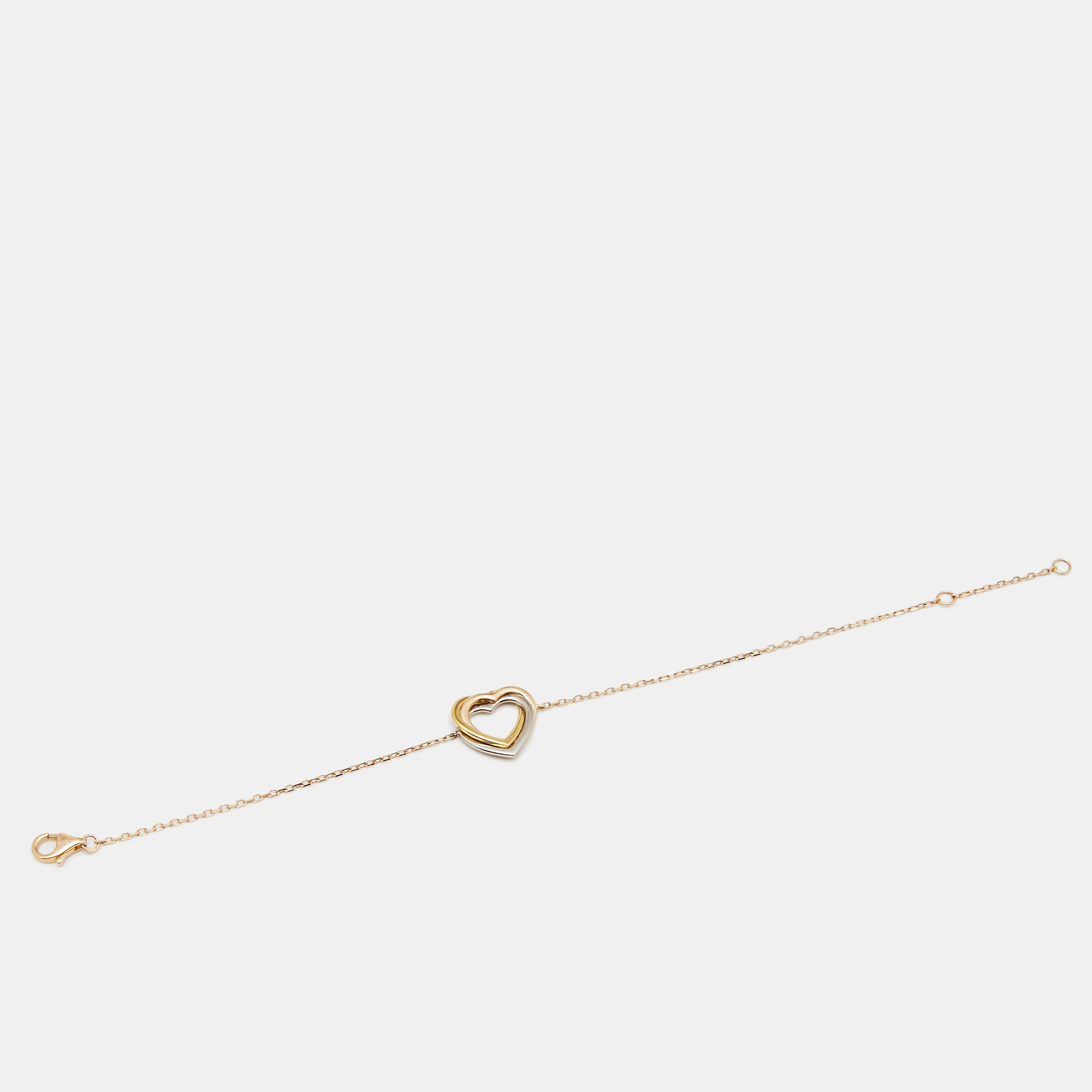 

Cartier Trinity de Cartier Heart 18k Three Tone Gold Bracelet