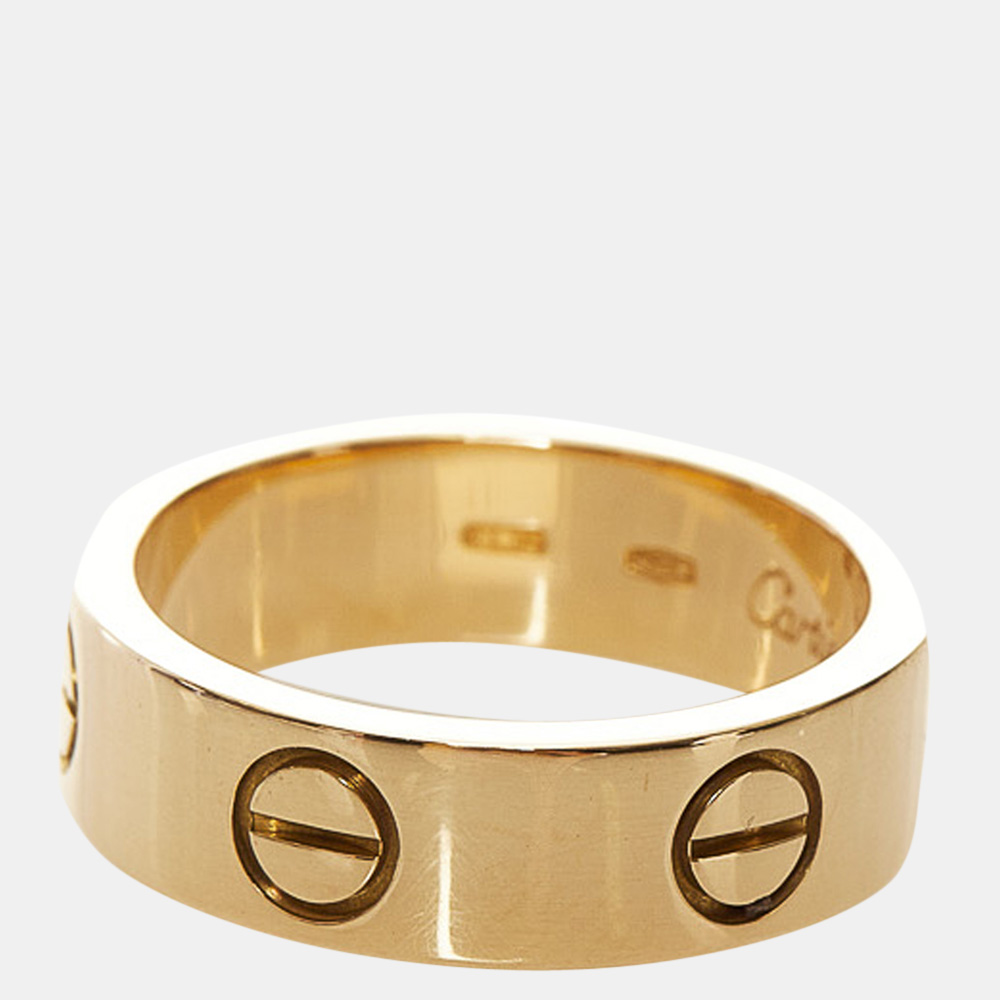 

LOVE Ring in Yellow Gold Ring Size