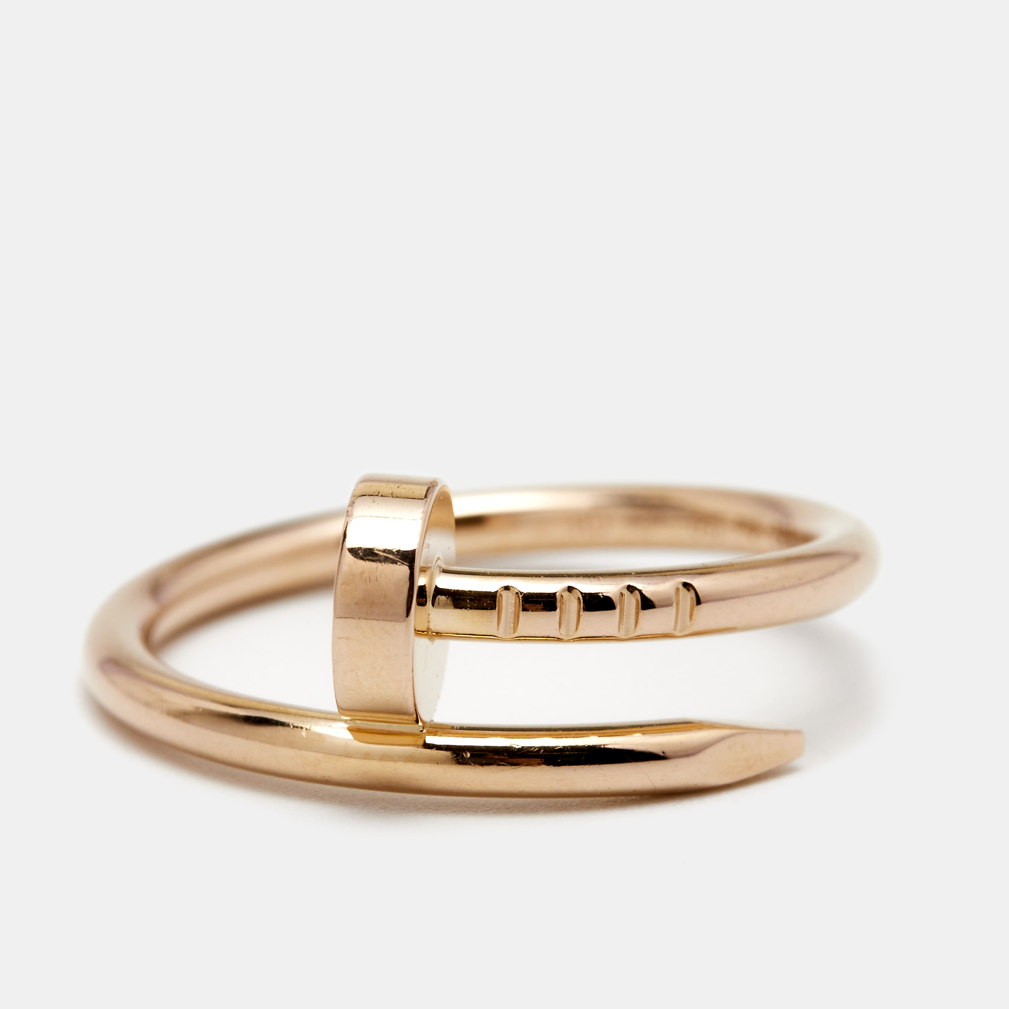 

Cartier Juste Un Clou 18k Rose Gold Small Band Ring Size