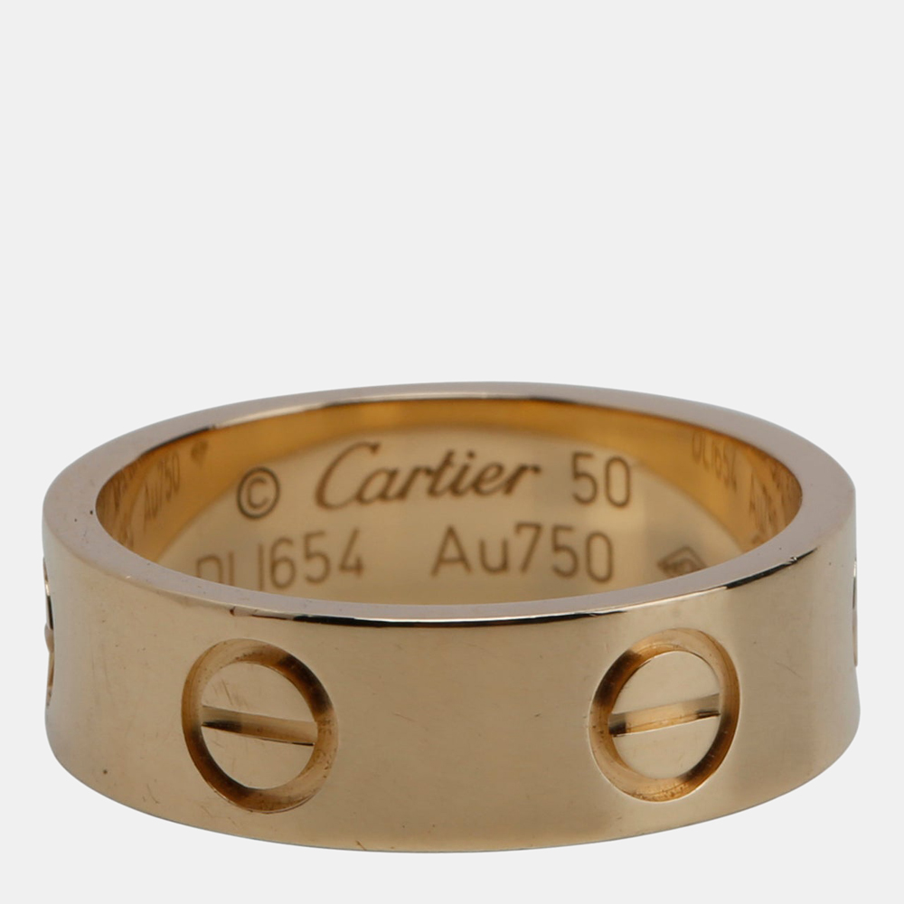 

Cartier Love 18K Yellow Gold Ring EU