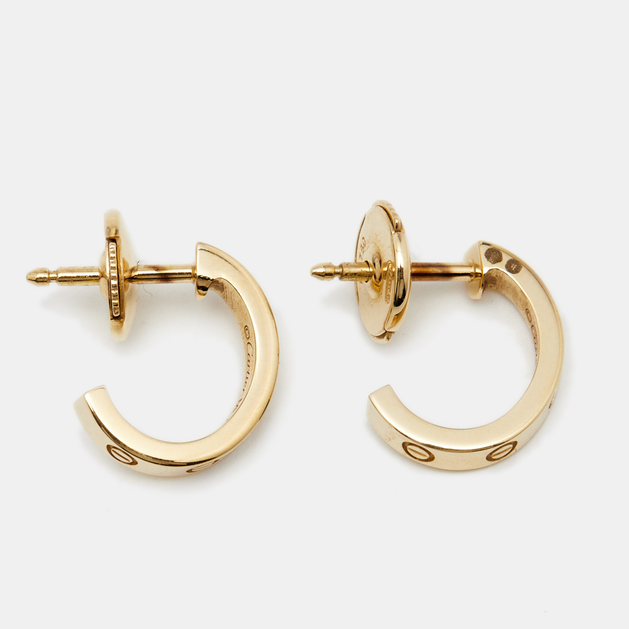 

Cartier Love 18k Yellow Gold Earrings