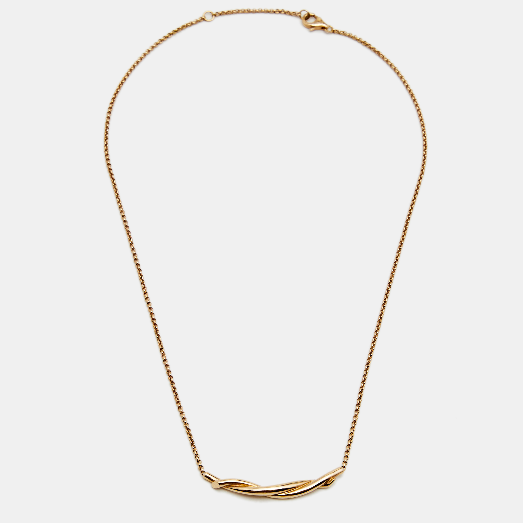 

Cartier Entrelacés 18k Rose Gold Chain Necklace