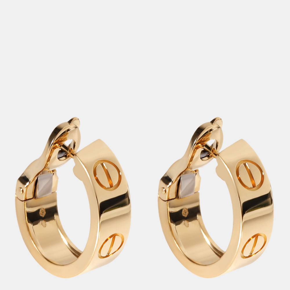 

Cartier Love 18K Yellow Gold Earrings