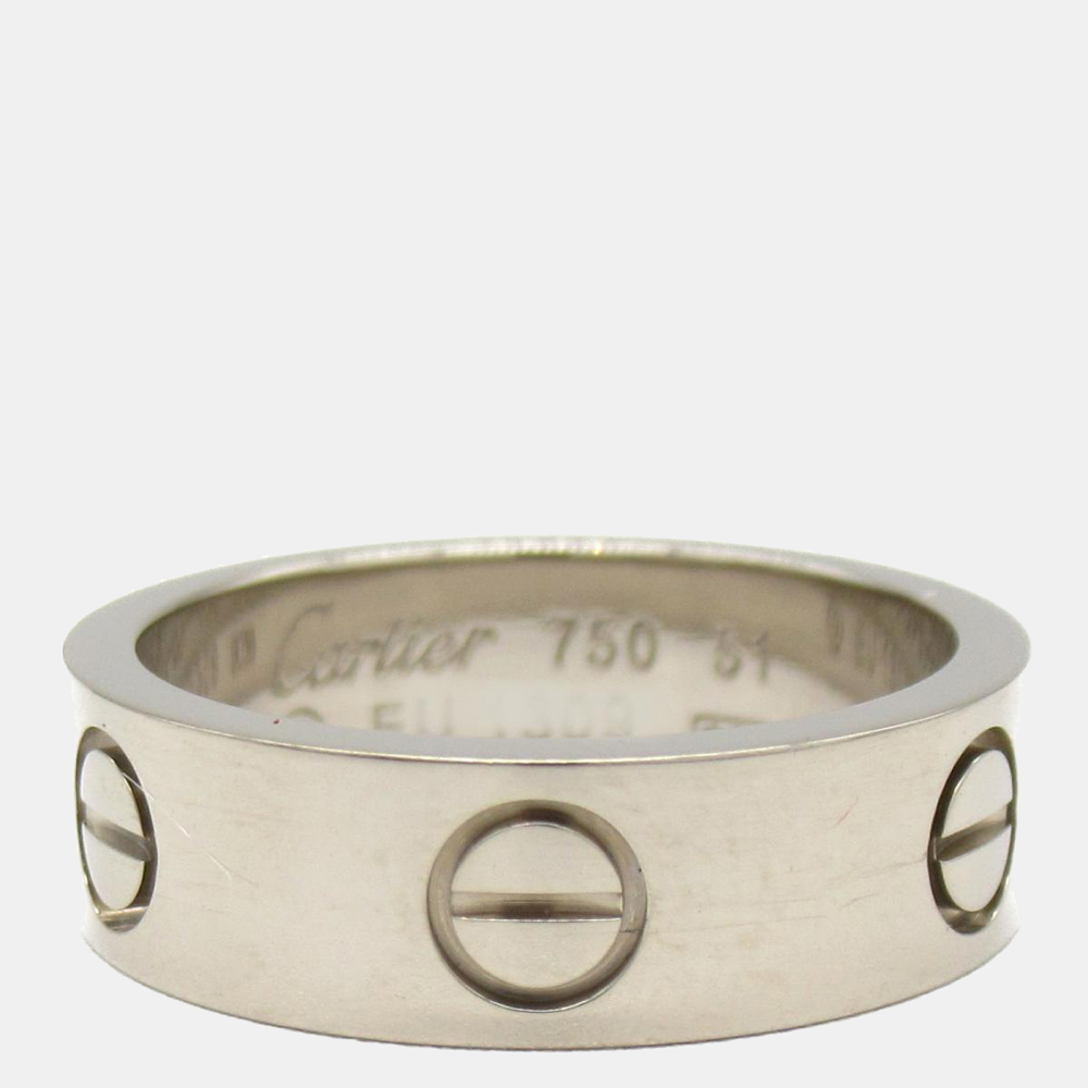 

Cartier Love 18K White Gold Ring EU
