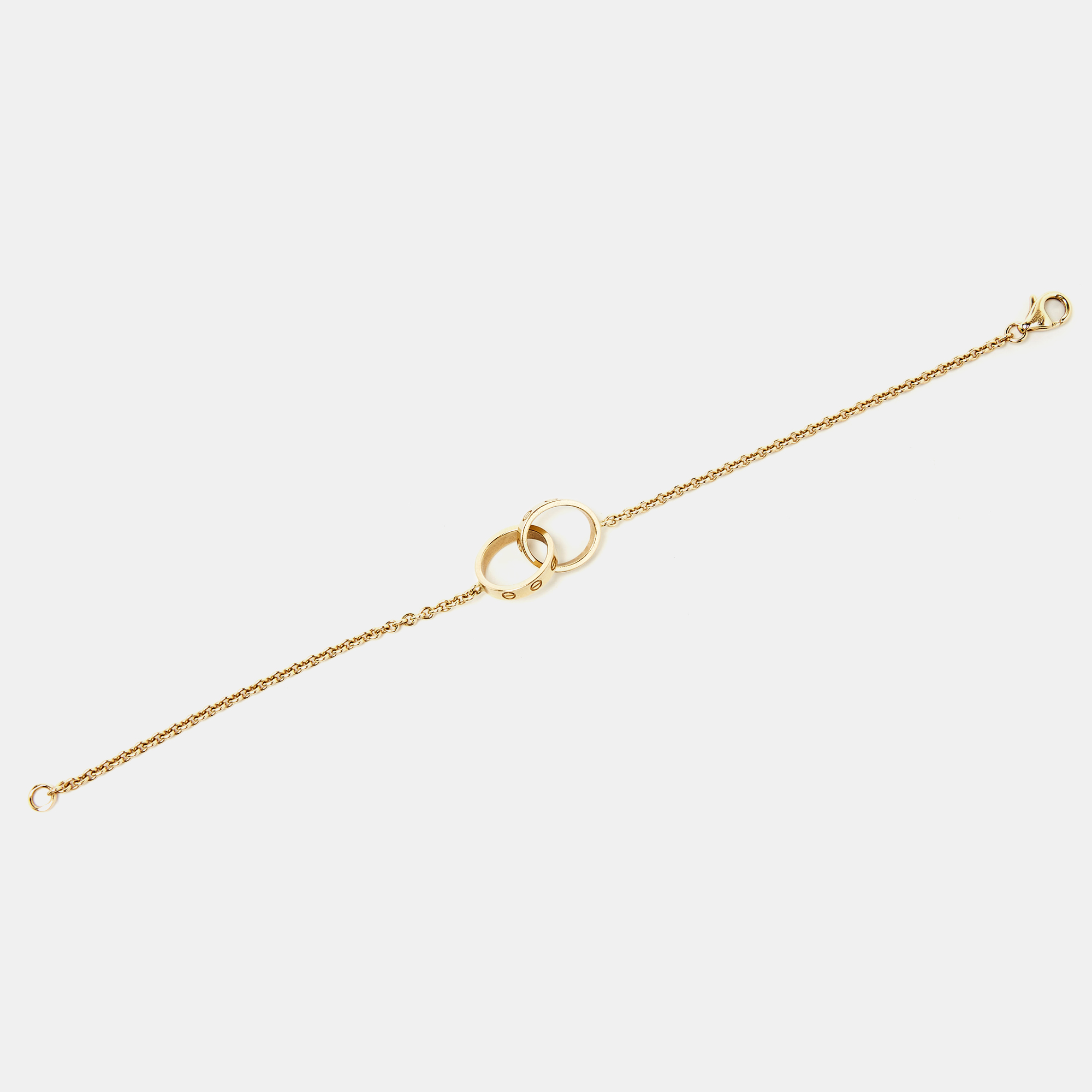 

Cartier Love Interlocking Loops 18k Yellow Gold Link Bracelet