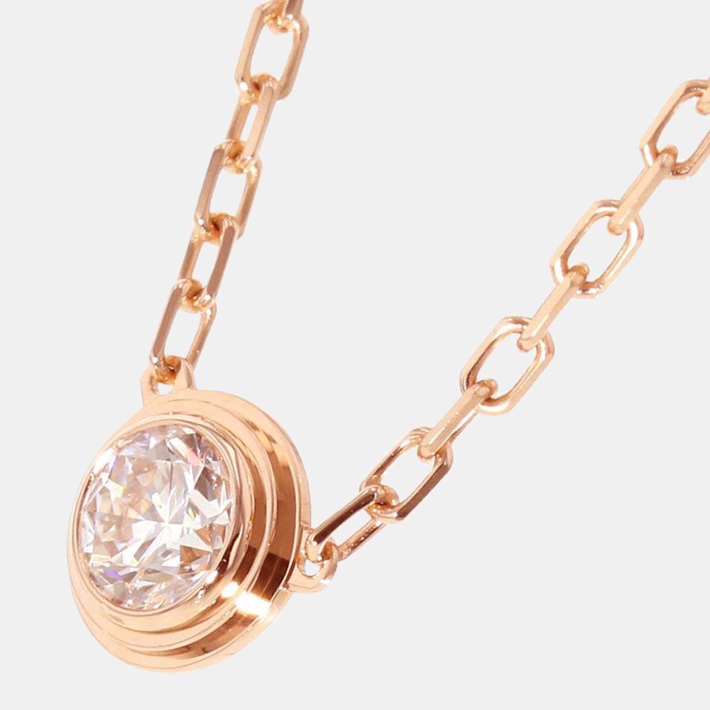 

Cartier Diamants Legers De Cartier 18K Rose Gold Diamond Necklace