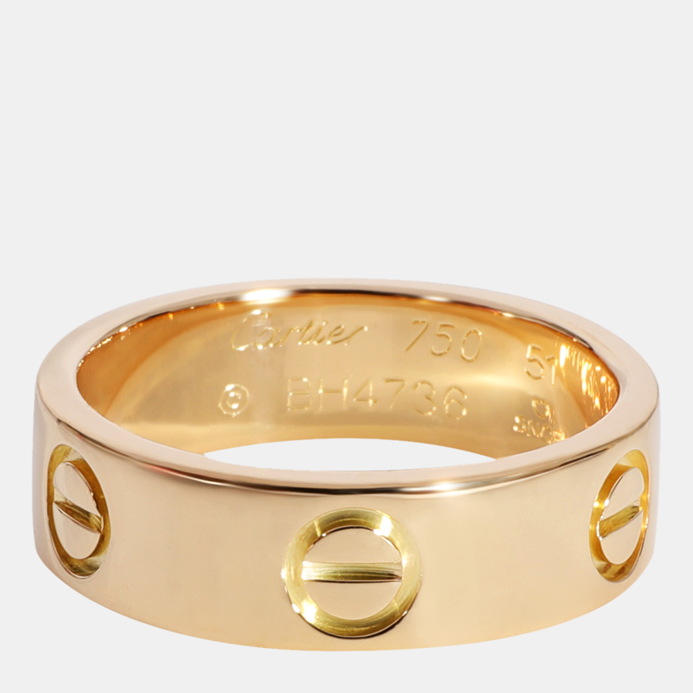 

Cartier Love Ring in 18k Yellow Gold