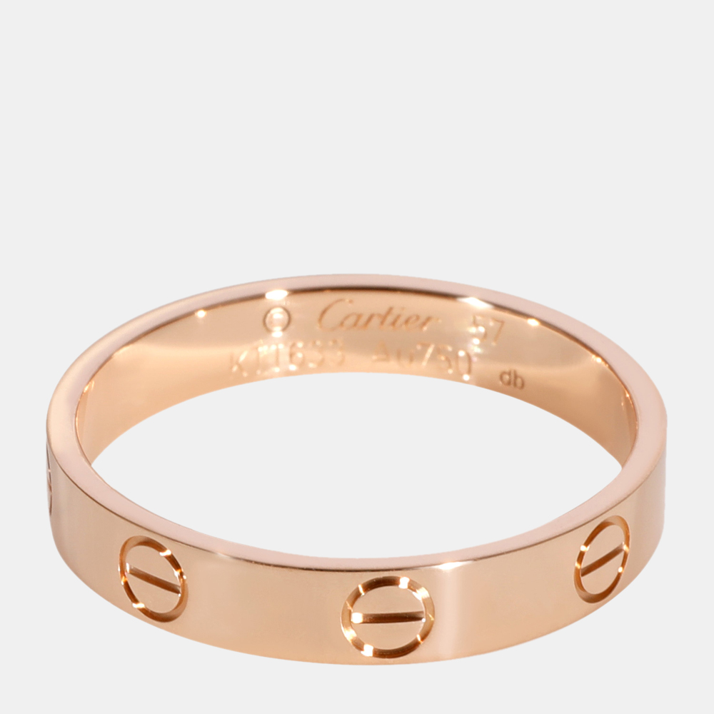 

Cartier Love Wedding Band in 18k Rose Gold