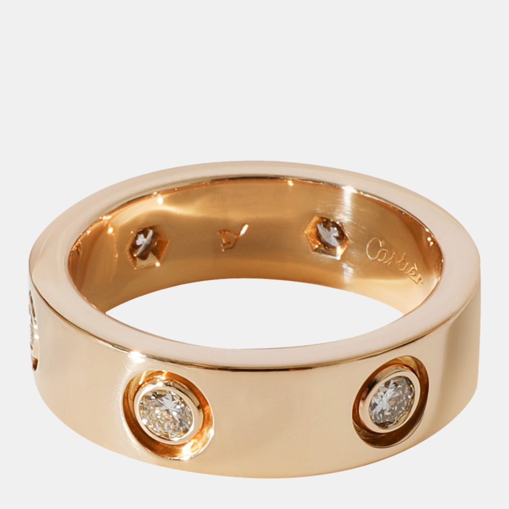 

Cartier Love Diamond Ring in 18k Yellow Gold 0.46 CTW