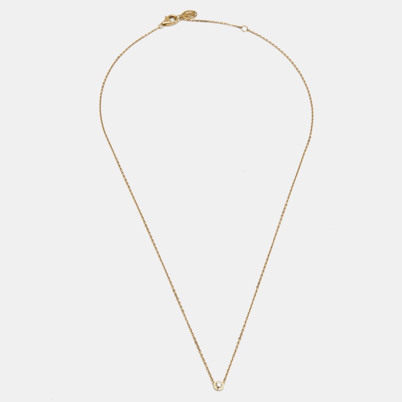 

Cartier D'Amour Diamond 18k Yellow Gold  Model Chain Necklace