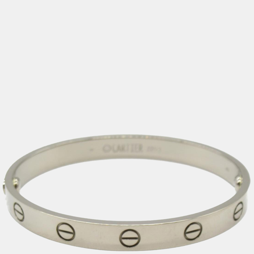 

Cartier Love 18K White Gold Bracelet