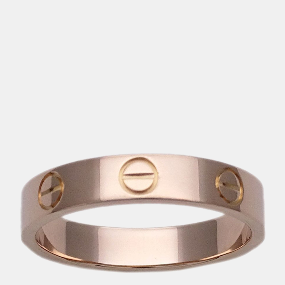 

Cartier Love 18K Rose Gold Ring EU 51